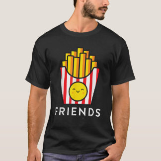 T-shirt Burger Fries Meilleur Ami T Chemises Correspondant