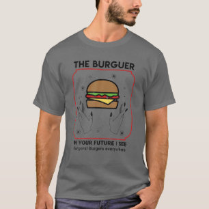 T-shirt Burger Hamburger Drôle Nourriture Lover Tarot Lect