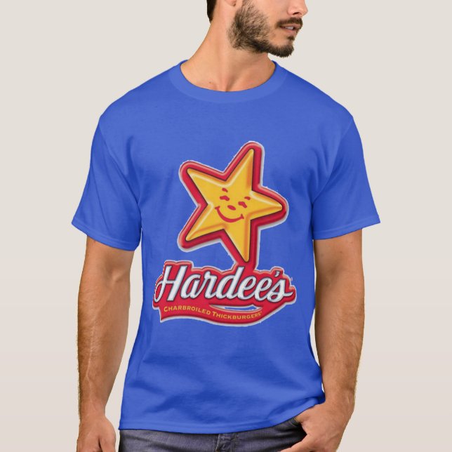 T-shirt Burger Hardees vintage (Devant)