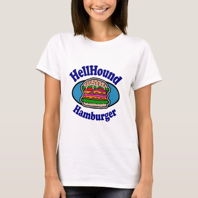 T-shirt Burger Hellhound (Devant)