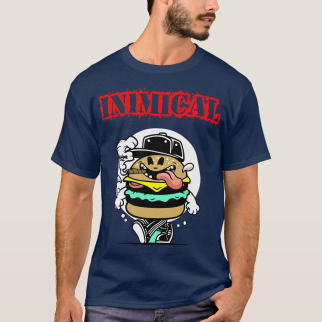 T-shirt Burger immatériel Boi (Devant)