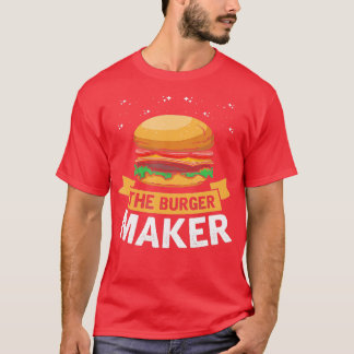 T-shirt Burger Maker Barbecue Cheeseburger Fast Food D
