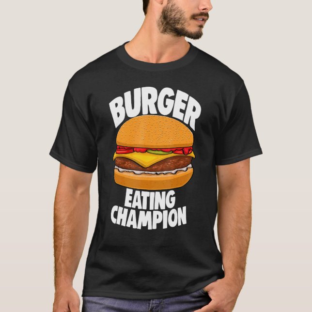 T-shirt Burger Mating Champion Burger Tee - shirt Femme Fo (Devant)