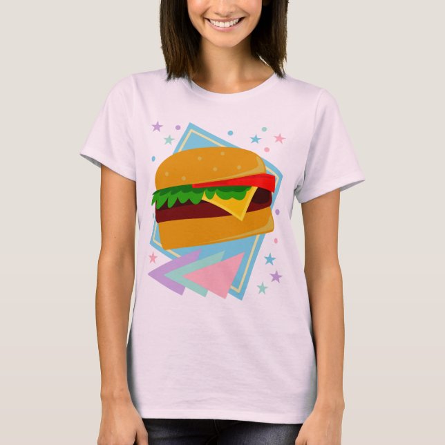 T-shirt Burger Mignon Délicieux (Devant)