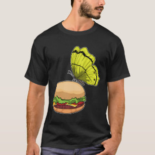 T-shirt Burger papillon