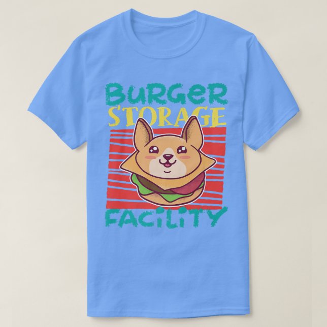 T-shirt Burger Storage Facility Chig Cheeseburger (Design devant)