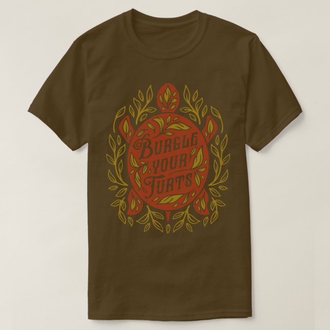 T-shirt Burger vos tortues (Design devant)