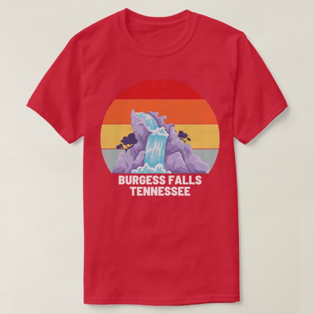 T-shirt Burgess Falls Tennessee 12 (Design devant)