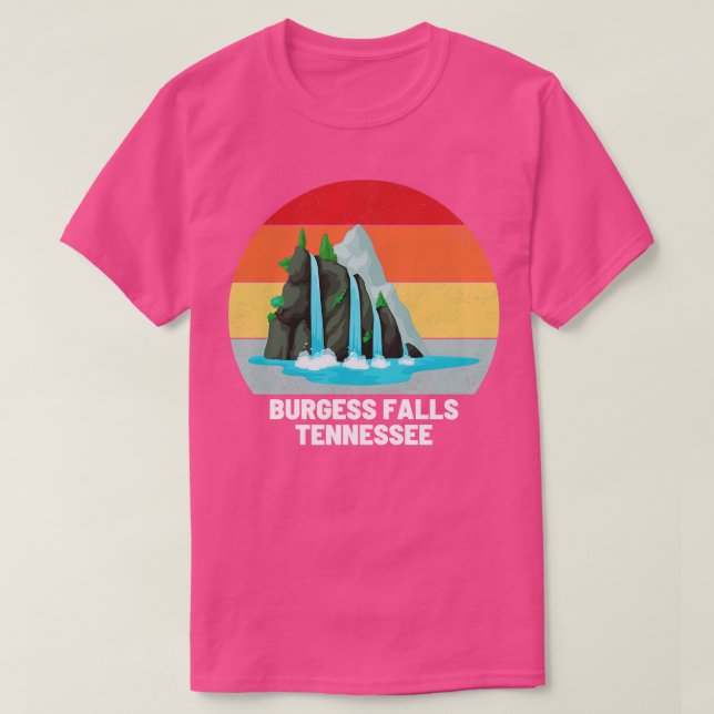 T-shirt Burgess Falls Tennessee 8 (Design devant)