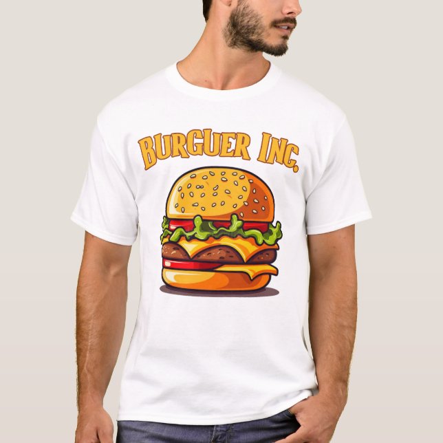 T-shirt Burguer Inc. (Devant)