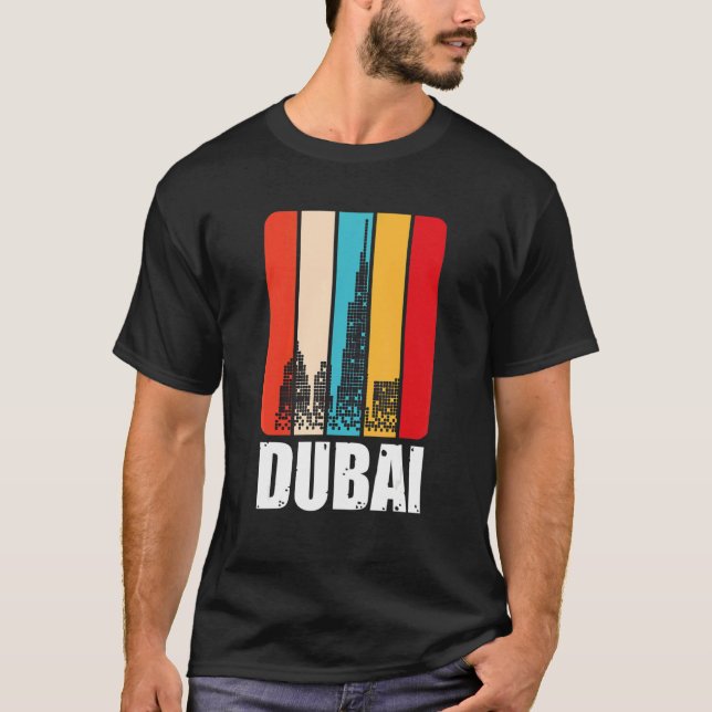 T-shirt Burj Khalifa De Dubaï Dans Les Émirats Arabes Unis (Devant)