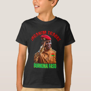 T-shirt Burkina Faso - Ibrahim Traoré Thomas Sankara