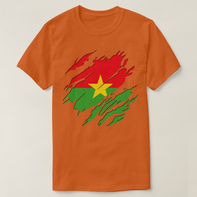T-shirt Burkina Faso toujours (Design devant)