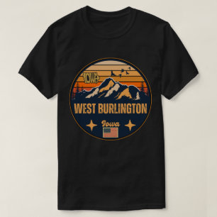 T-shirt Burlington Ouest, Iowa