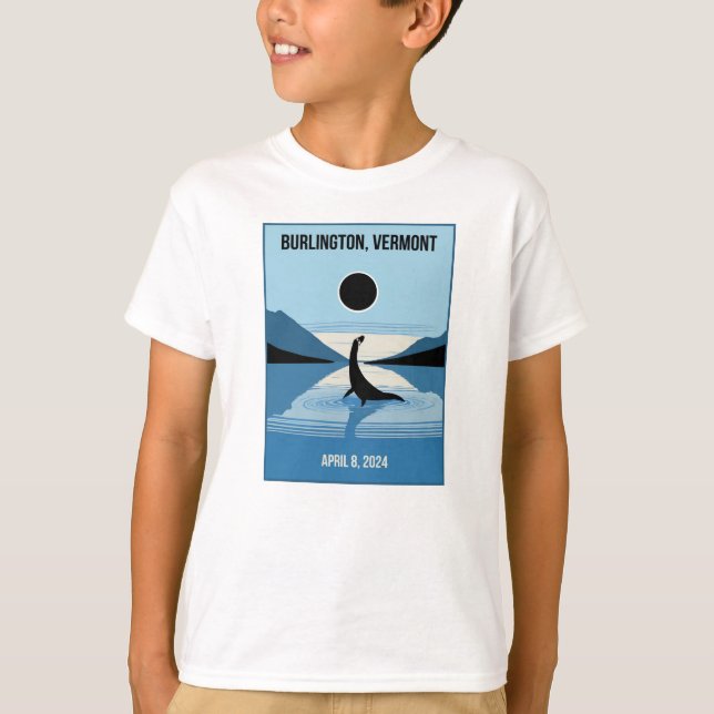 T-shirt Burlington, VT Champy Eclipse (Devant)