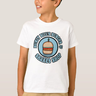 T-shirt Burly Bills Burger and Shakes Shop