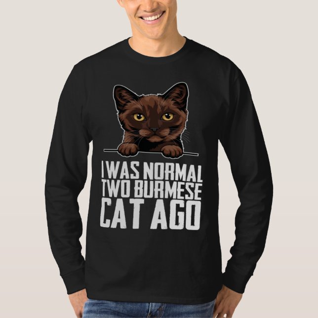 T-shirt Burmese  Burmese cat  Burmese mother (Devant)
