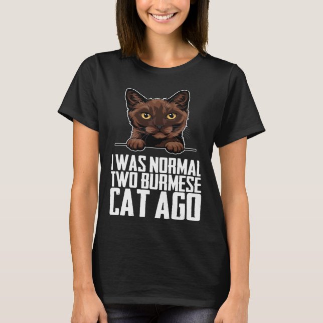 T-shirt Burmese  Burmese cat  Burmese mother (Devant)