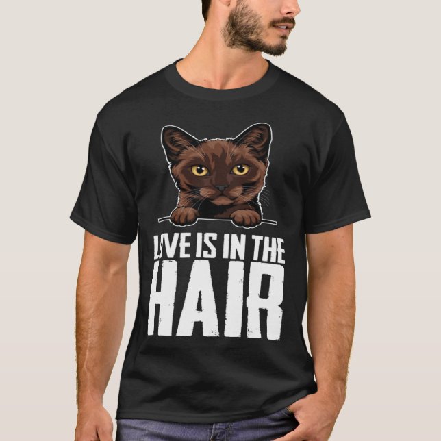 T-shirt Burmese cat  Burmese dad  Burmese  1 (Devant)