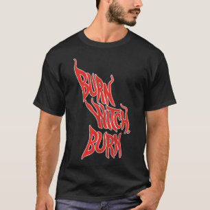 T-shirt Burn Witch Burn Nuit De L'Aigle Cult Horror Mov