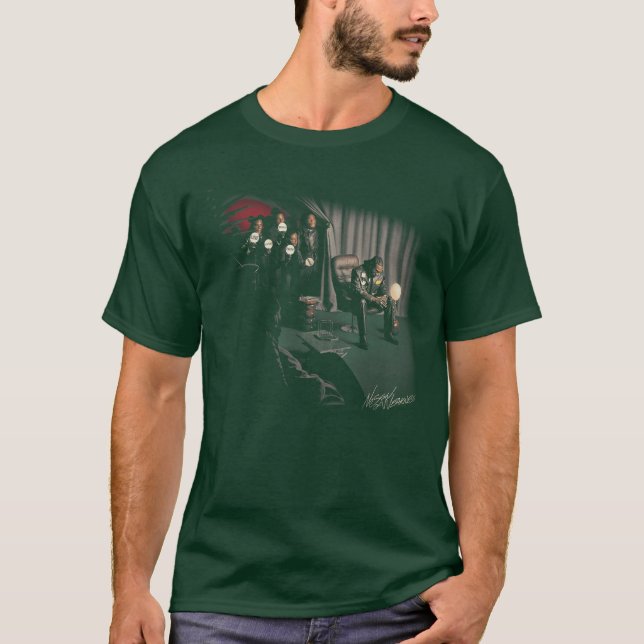 T-shirt Burna Boy Aucun signe de faiblesse amis rétro (Devant)