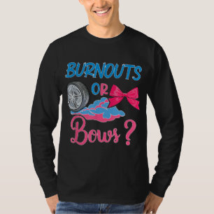 T-shirt Burnous ou Bows Genre Reveal party Idée pour maman