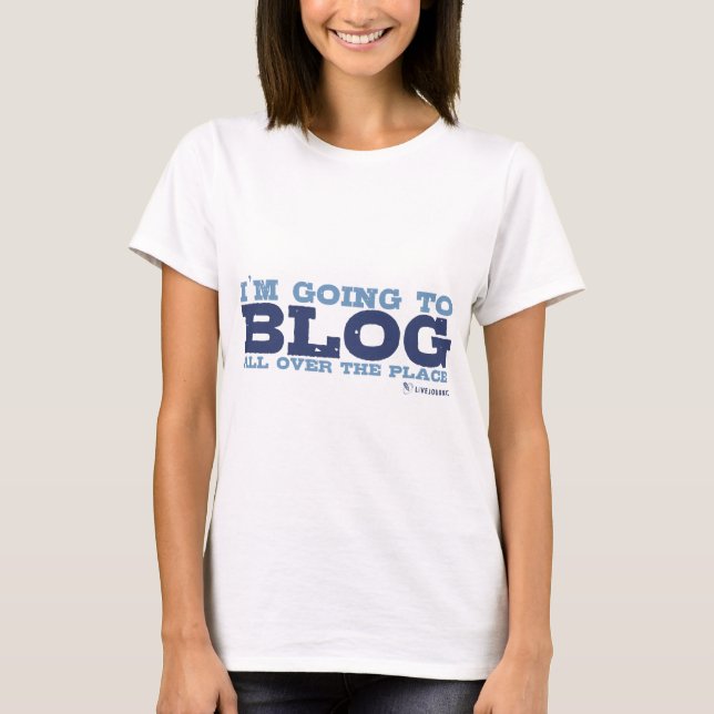 T-shirt Burnout Fected T's (Blog All Over) (Devant)