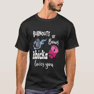 T-shirt Burnouts ou Bows Babicka vous aime Slovaquie Grand