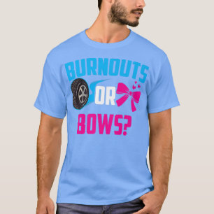 T-shirt Burnouts ou Bows Genre Révéler Baby Party Annonce