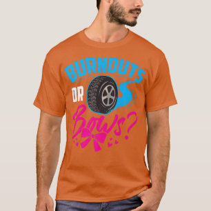 T-shirt Burnouts ou Bows Genre Révéler Baby Party Annonce