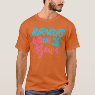 T-shirt Burnouts ou Bows Genre Révéler Baby Party Annonce