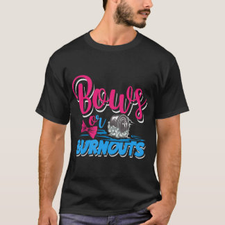 T-shirt Burnouts Ou Bows Genre Révéler Baby Party Annonce