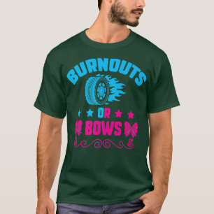 T-shirt Burnouts ou Bows Genre Révéler Baby Party Annonce
