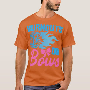 T-shirt Burnouts ou Bows Genre Révéler Baby Party Annonce