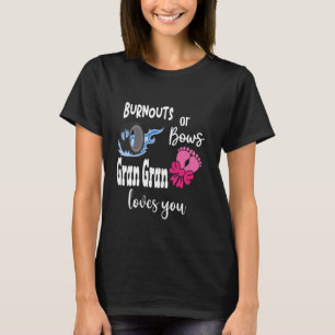 T-shirt Burnouts ou Bows Gran Gran vous aime Spécial Grand