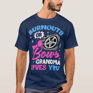 T-shirt Burnouts ou Bows Grand-mère vous aime Révéler le g