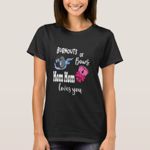 T-shirt Burnouts ou Bows Maman Maman t'aime Grand-mère spé