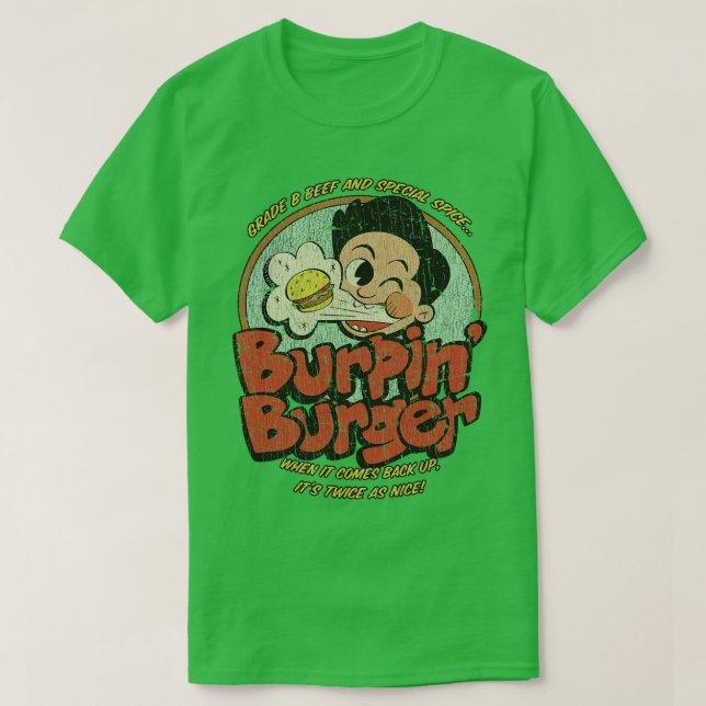 T-shirt Burpin Burger 2016 (Design devant)