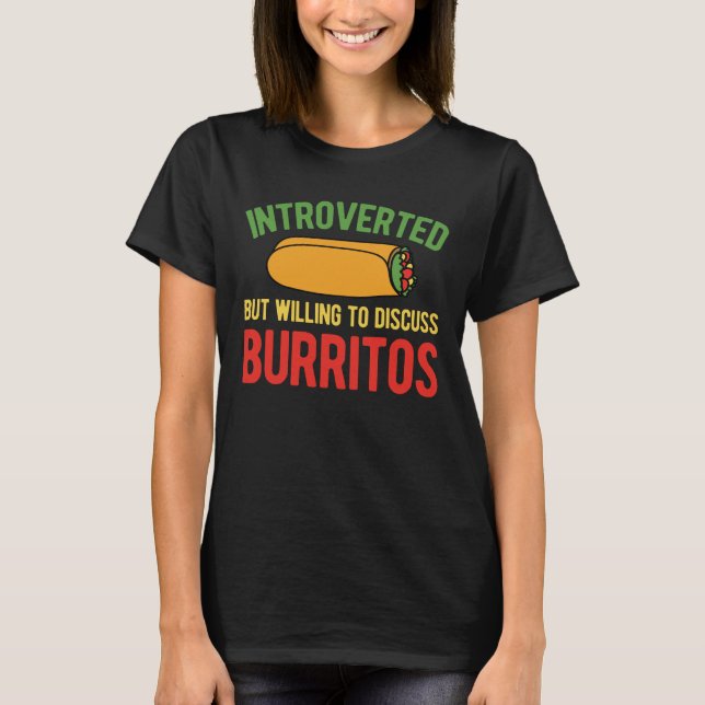 T-shirt Burrito Funny (Devant)