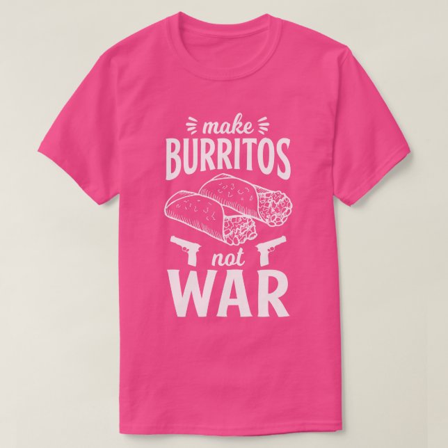 T-shirt Burrito Mexican Food (Design devant)