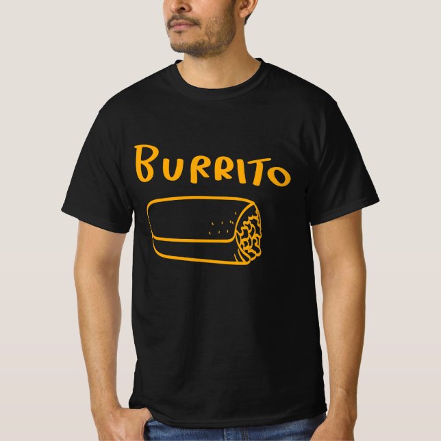 T-shirt Burrito Taco Taquito (Devant)