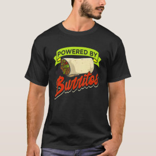 T-shirt Burritos Pour La Nourriture Mexicaine Alimentée Pa