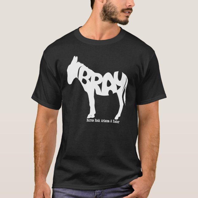 T-shirt Burro Boxy BRAY blanc (Devant)