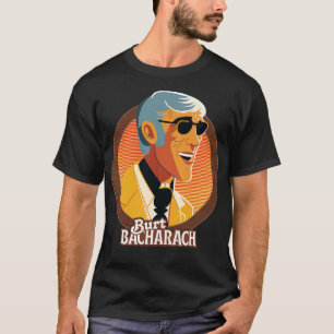 T-shirt Burt Bacharach Retro 60s Design de ventilateur