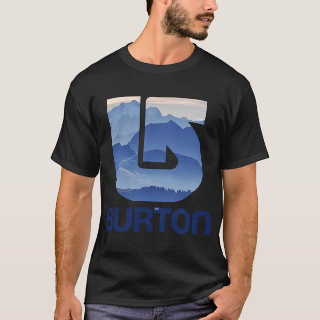 T-shirt Burton Snowboards Purple (Devant)