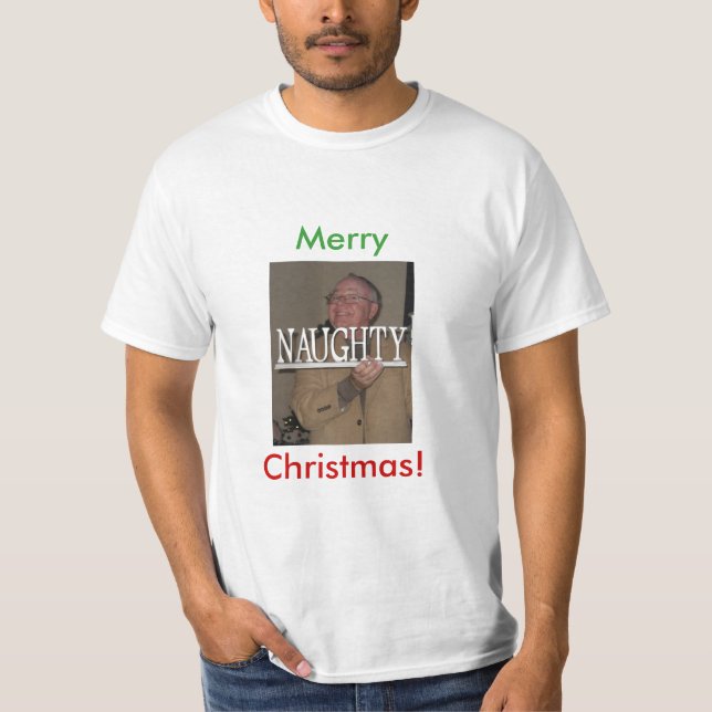 T-shirt Burton vilain, joyeux, Noël ! (Devant)