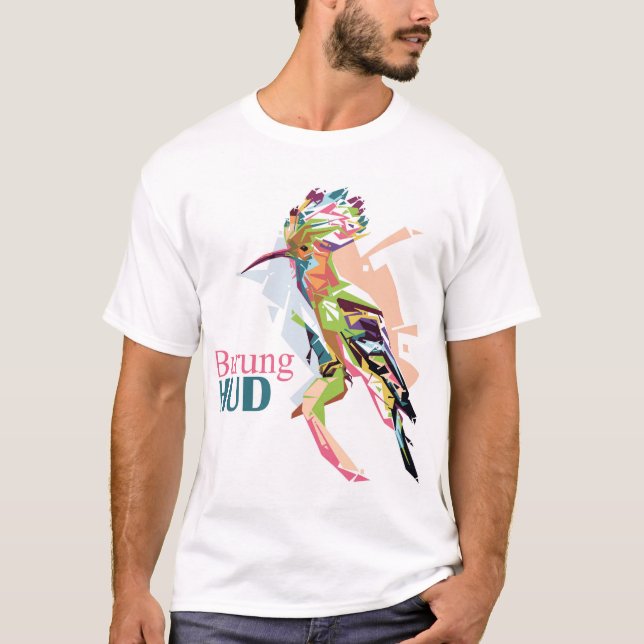 T-shirt Burung HUD Pop art (Devant)