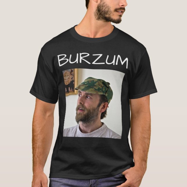 T-shirt Burzum Varg Vikernes Histoire du métal noir (Devant)