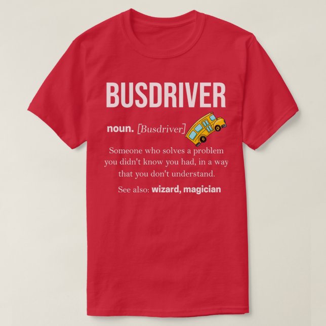 T-shirt Bus 19 (Design devant)