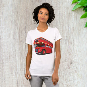 T-shirt Bus à impériale rouge classique du transport londo